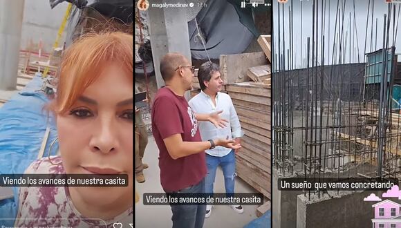 Magaly Medina supervisó la construcción de su nueva casa: “Un sueño que vamos concretando”