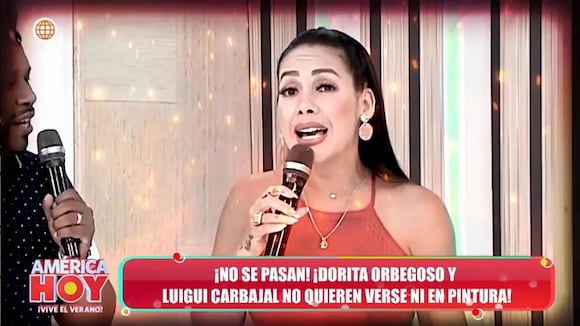 Dorita Orbegoso evita a Luigui Carbajal