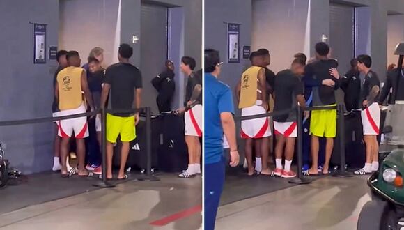 Ricardo Gareca fue visitado por los jugadores de la Selección Peruana luego del partido contra Chile