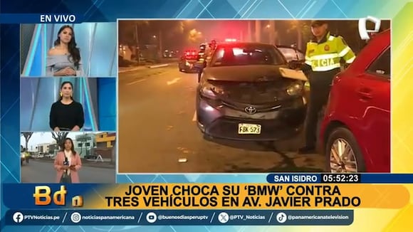 Hijo de Mauro Cantoro en accidente de tránsito