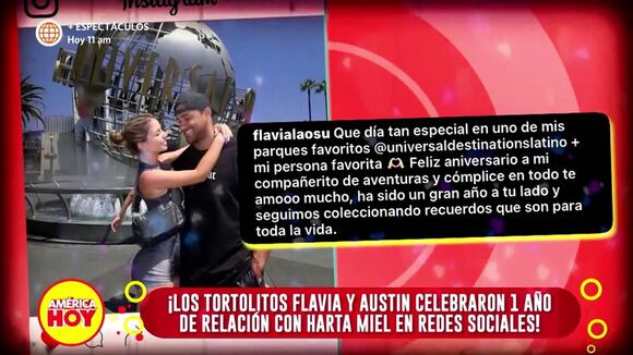 Flavia y Austin celebran su primer aniversario