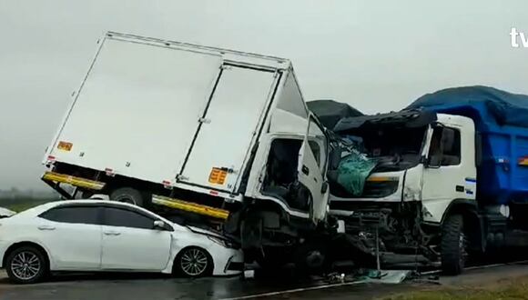 La Libertad: Un triple choque en la carretera deja un fallecido