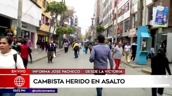 Detienen a ladrón que asaltó a cambista en La Victoria