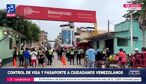 Migraciones: Ciudadanos venezolanos deben presentar desde hoy pasaporte y visa para ingresar a Perú
