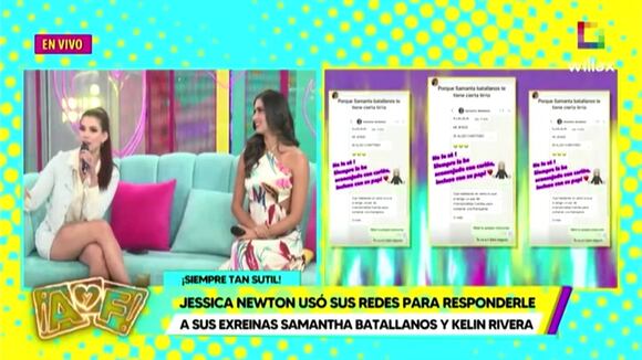 TROME | Samantha Batallanos pasa incómodo momento en “Amor y Fuego” al ser consultada por Jonathan Maicelo