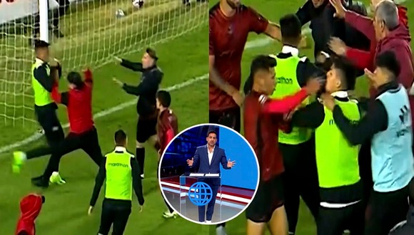 Óscar del Portal sobre la pelea en el Universitario vs Melgar (Video América)