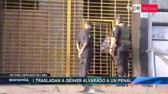 TROME | Trasladan a Geiner Alvarado a la cárcel (TV Perú Noticias)