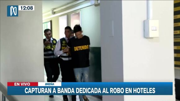 TROME - Breña: Policía captura a peligrosa banda de venezolanos dedicada al robo en hoteles