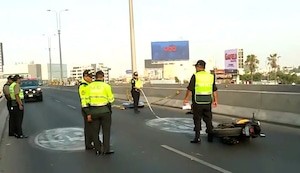 Hombre pierde la vida por accidente en moto en Surco