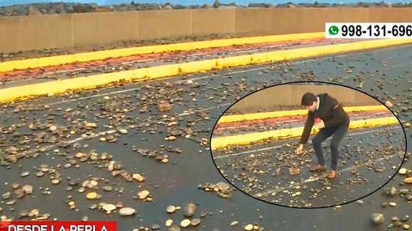 Oleaje anómalo: Tramo de la Costa Verde en el Callao luce repleta de piedras