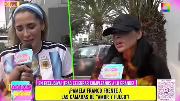 TROME - Pamela Franco en desacuerdo con Cueva por carta notarial a Macarena Gastaldo: “Me parece una chistosada”