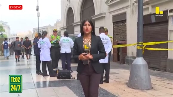 TROME | Delincuente muere tras intentar asaltar casa de cambio en jirón de la Unión. Video: Latina