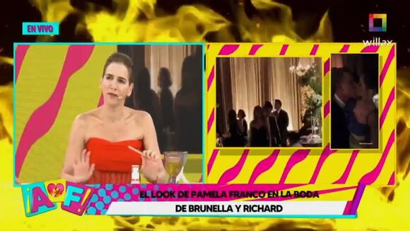 Nicole Akari opina sobre el look de Janet Barboza en la boda de Brunella Horna