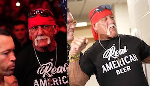Leyenda de la lucha libre Hulk Hogan hizo su aparición en UFC | VIDEO