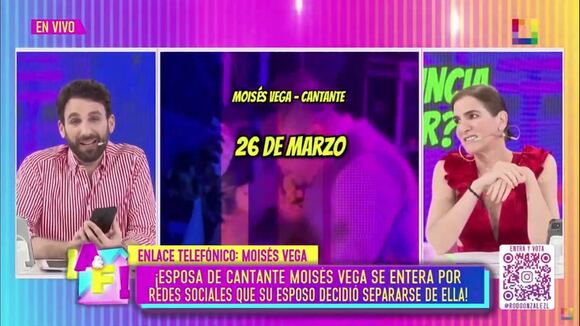 TROME - Moisés Vega deja entrever que su esposa solo fue amor fugaz