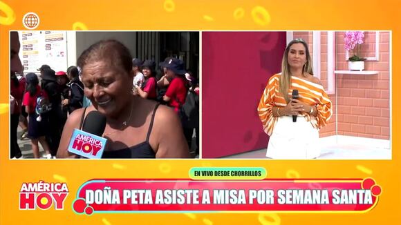 Doña Peta y su mensaje a Brunella Horna