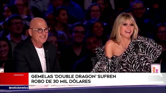 Gemelas 'doble dragón' denuncia robo