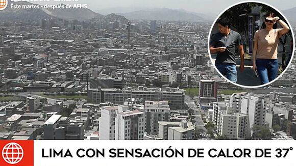 Lima soporta ola de calor