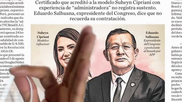 TROME - ¡Suheyn Cipriani bajo la lupa! Modelo presentó certificado con presuntas irregularidades para trabajar en el Congreso
