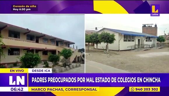 Chincha: Colegio declarado inhabitable aún no es reconstruido desde el terremoto del 2007