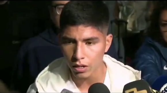 Las declaraciones de Piero Quispe en su llegada a México (Fuente: TV Azteca)