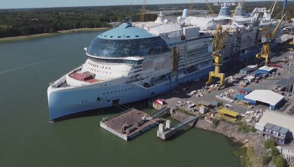 Superando al Titanic, crucero más grande del mundo zarpará en 2024