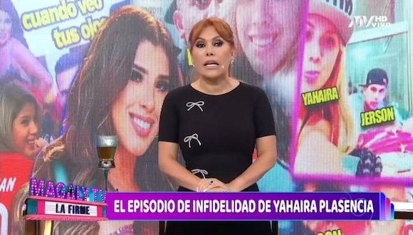 Magaly Medina recordó infidelidad de Yahaira Plasencia a Jefferson Farfán. Video: ATV