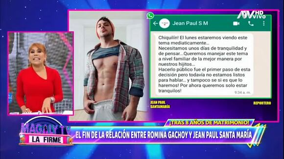 TROME | Jean Paul y Romina hablan de su separación