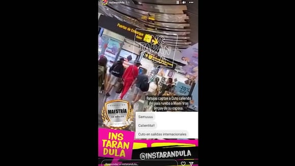 TROME | Cuto Guadalupe salió del país tras ampay