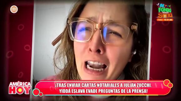 Yiddá Slava responde por qué envió carta notarial a Julián Zucchi