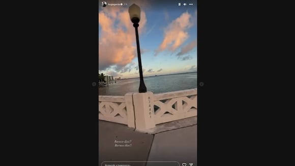 Hugo García en bicicleta