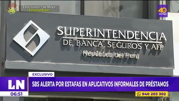 SBS alerta que existen más de 30 aplicativos de préstamos informales