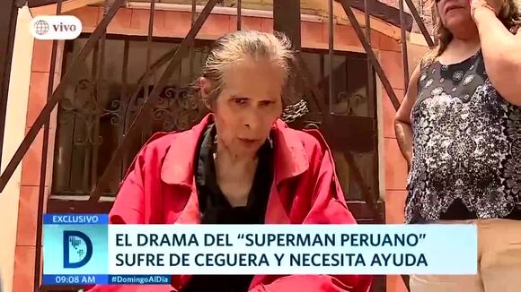 ‘Superman peruano’ y su lucha contra la ceguera