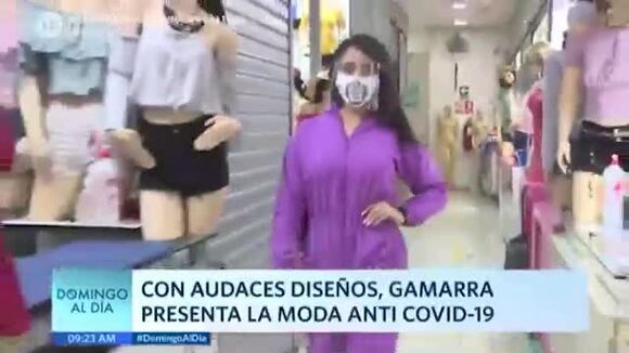 Gamarra presenta la moda anti COVID-19