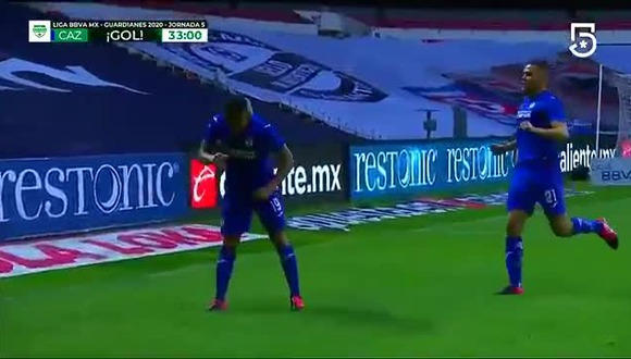 Así fue el gol de Yoshimar Yotún para el 1-1 en el Cruz Azul vs. Juárez. (Vídeo: TUDN)