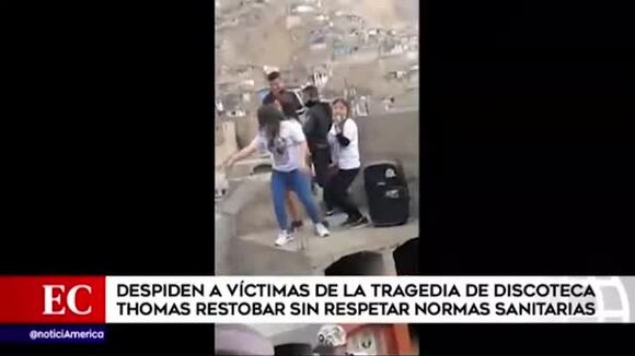 Thomas Restobar: entierran a víctimas sin respetas las normas sanitarias