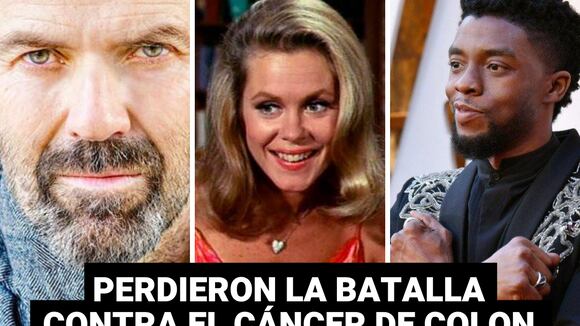 Estos famosos también perdieron la vida debido al cáncer de colon