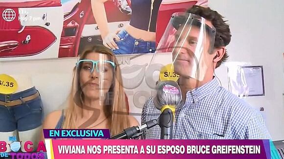 Viviana Rivasplata presentó a su esposo Bruce Greifenstein 24/09/2020