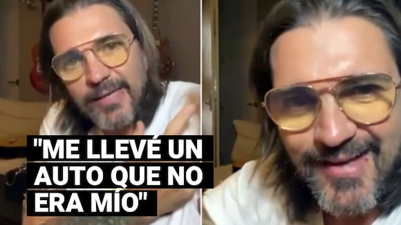 Juanes se robó un auto en Miami sin darse cuenta