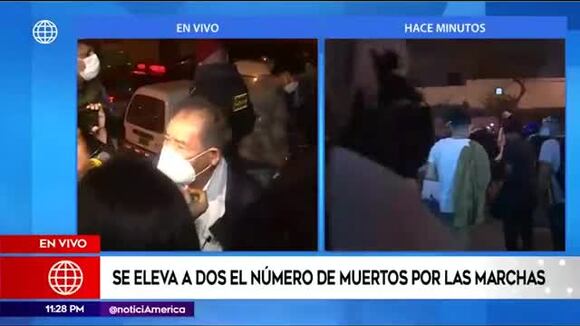 Padre del segundo joven fallecido durante protestas contra Merino declaró en exteriores de hospital