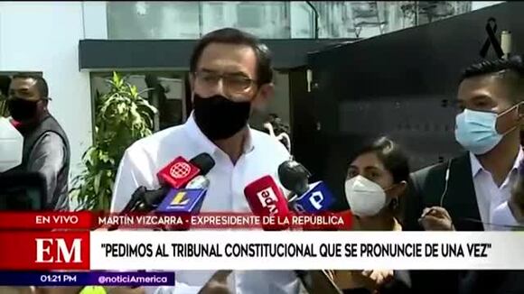 Martín Vizcarra pide al Tribunal Constitucional pronunciarse ante crisis política