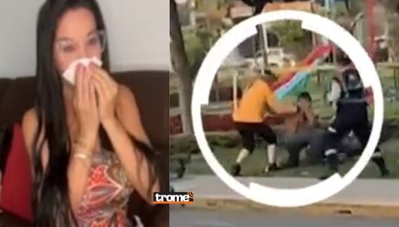 Paola Ruiz explota en llanto y exige justicia tras ataque a su esposo