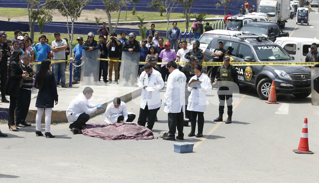 Foto 1: Policía mata a ladrón de 5 balazos en Chorrillos