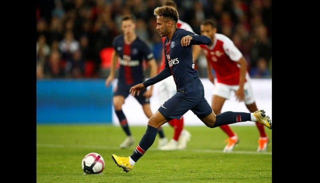 Neymar anotó el segundo gol en el PSG vs Stade Reims. (Fotos: Agencias)