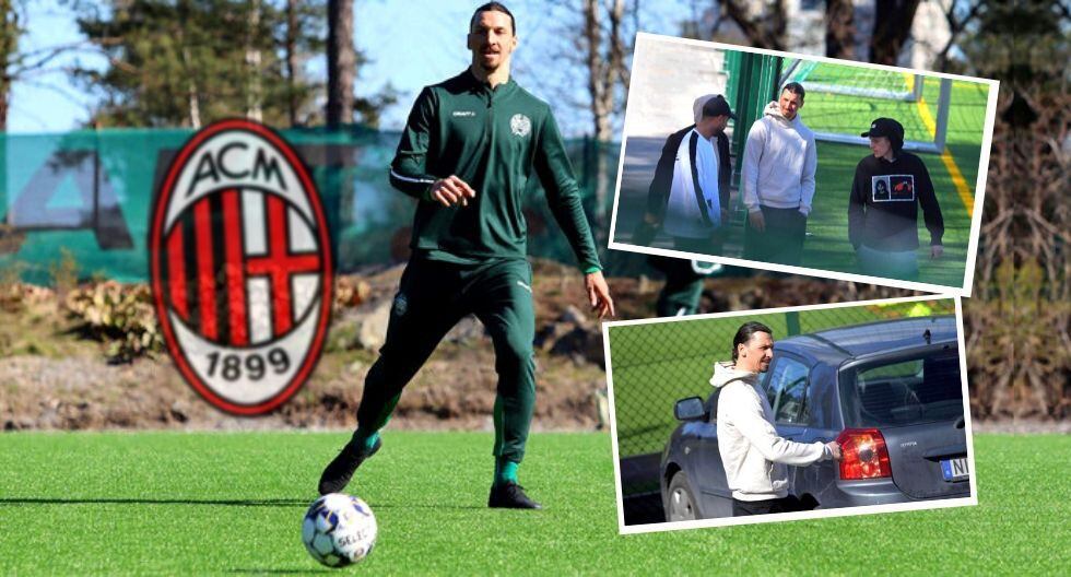 Zlatan Ibrahimovic entrena  con equipo en Suecia tras  dejar  AC Milan por cuarentena de Covid-19