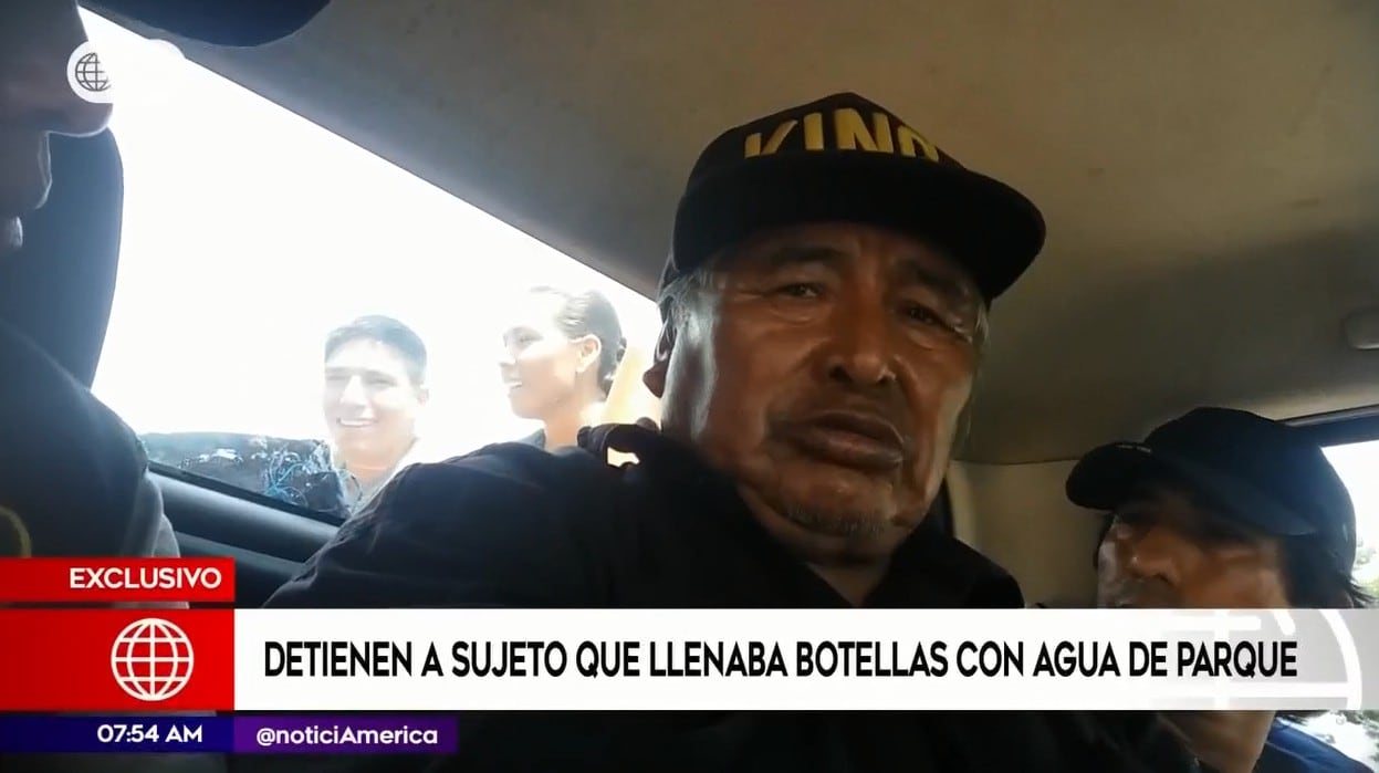 Sujeto de 62 años vendía botellas de agua adulteradas en el Cercado de Lima
