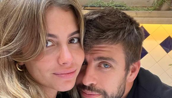 Gerard Piqué junto a Clara Chía Martí en su primera fotografía oficial como pareja (Foto: Gerard Piqué / Instagram)