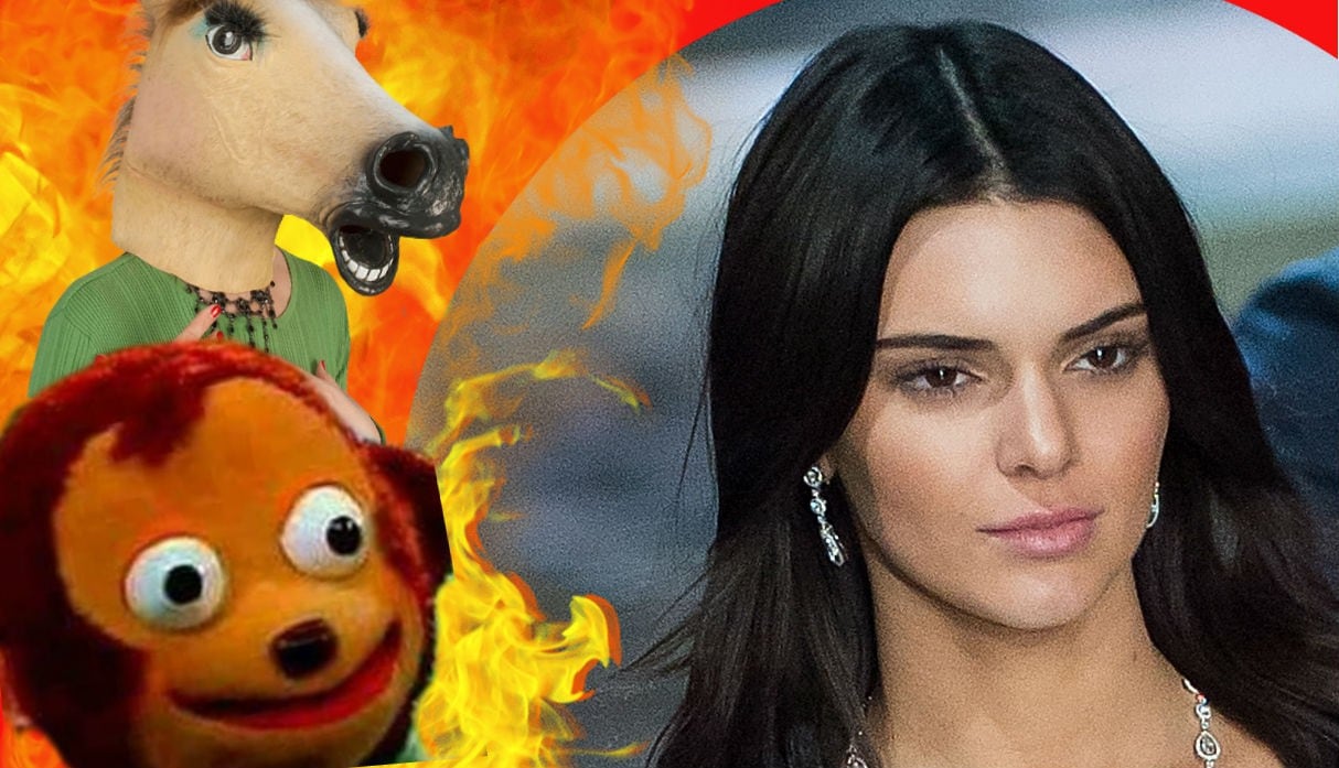 Kendall Jenner subió unas enigmáticas fotos. (Composición: Trome.pe / Fotos: AFP)