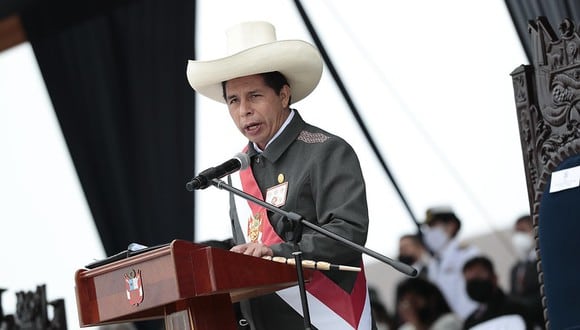 López dijo que el dinero había sido previamente acordado con Pedro Castillo .  (Foto: archivo Presidencia Perú).