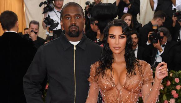 Kim Kardashian solicitó el divorcio de Kanye West. (Foto: AFP)